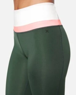 Playa Hybrid Lite Legging -Hurley cu2017 vintage green 5