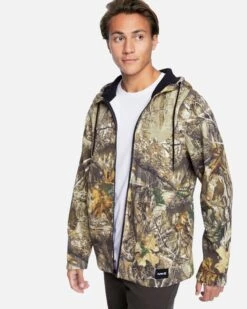Realtree Fleece Zip Hoodie -Hurley cv1353 edge camo 2