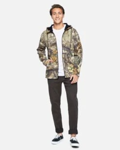 Realtree Fleece Zip Hoodie -Hurley cv1353 edge camo 4