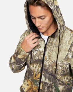 Realtree Fleece Zip Hoodie -Hurley cv1353 edge camo 5