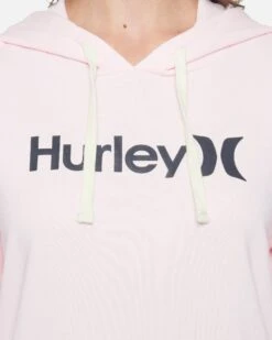 Women's One And Only Fleece Pullover -Hurley cw3079 pink foam black 3