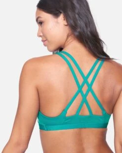 Max Solid Scoop Bikini Top 9 Max Solid Scoop Bikini Top -Hurley h t1001 emerald 3