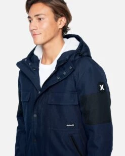 Sebastian Sherpa Lined Parka 17 Sebastian Sherpa Lined Parka -Hurley h6n103foht obsidian 5