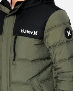 Barrel 2.0 Puffer Jacket -Hurley h6n104f0rr cargo khaki 5