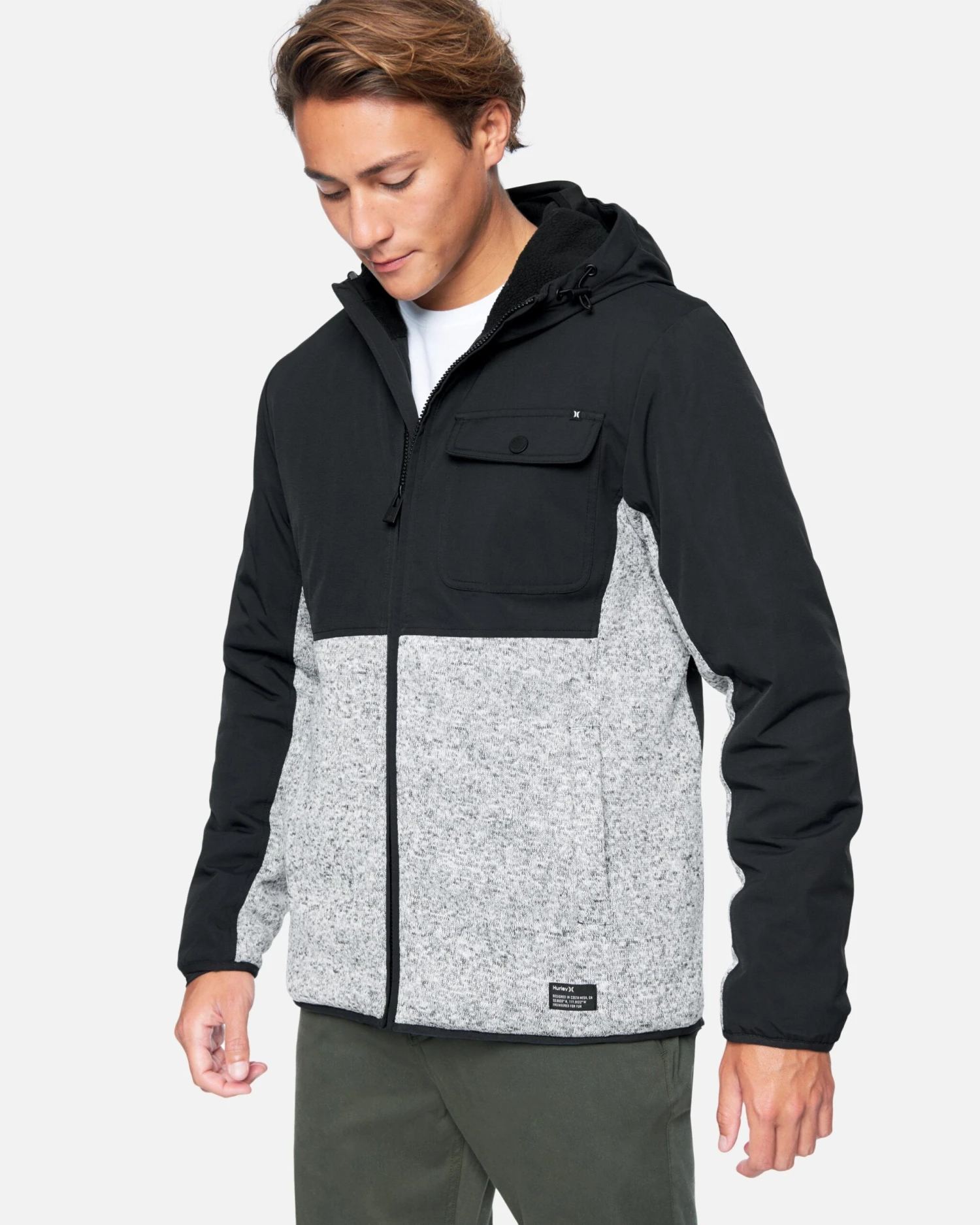 Asgar Mixed Media Jacket 4 Asgar Mixed Media Jacket - Image 2