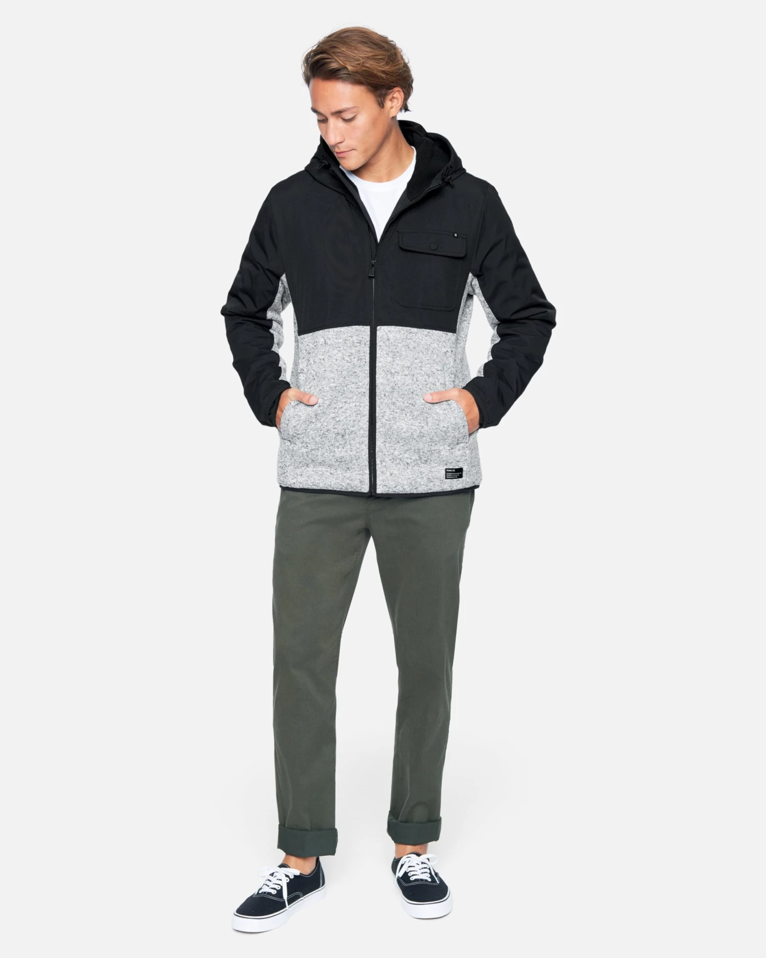 Asgar Mixed Media Jacket 6 Asgar Mixed Media Jacket - Image 4