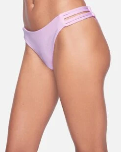 Max Solid Moderate Bikini Bottom -Hurley hb1001 wisteria 4