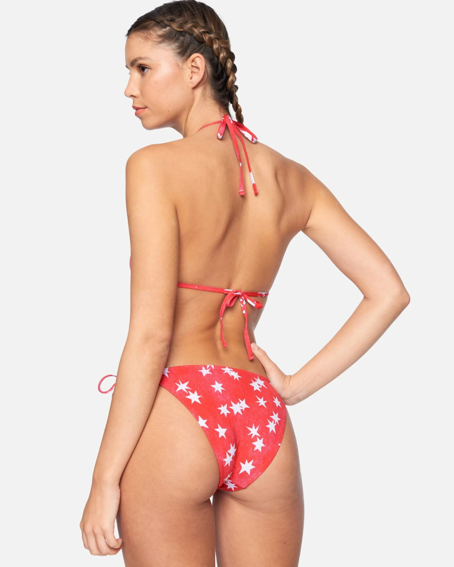 Star Spangled Reversible Slider Tie Side Cheeky Bikini Bottom 3 Star Spangled Reversible Slider Tie Side Cheeky Bikini Bottom