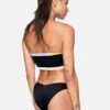 Colorblock V Front Cheeky Bikini Bottom -Hurley hb1083 black colorblock 1