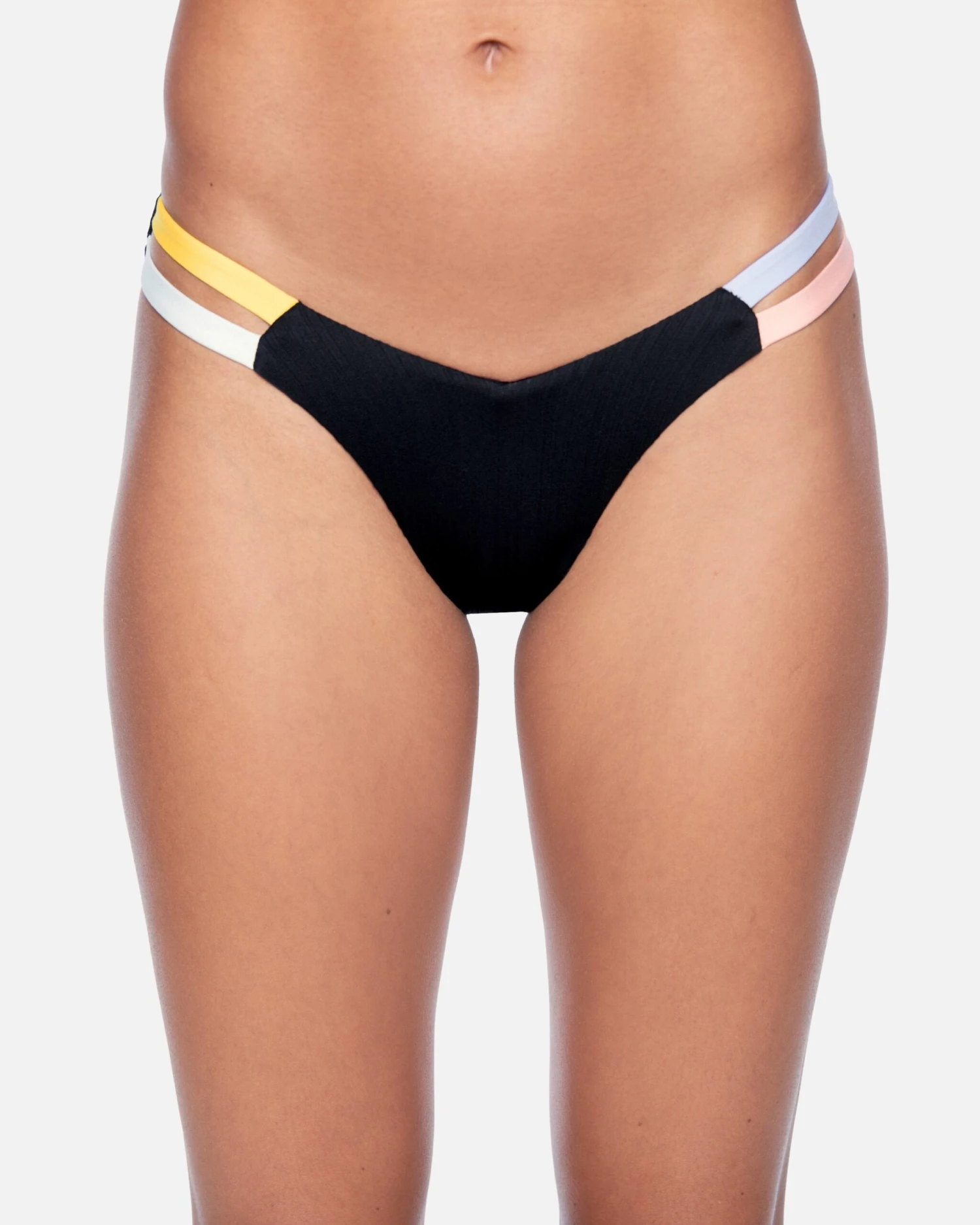 Colorblock V Front Cheeky Bikini Bottom 4 Colorblock V Front Cheeky Bikini Bottom - Image 2