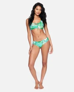 Wild Bloom Reversible Cheeky Hipster Bikini Bottom 10 Wild Bloom Reversible Cheeky Hipster Bikini Bottom -Hurley hb1132 wild bloom mist 4