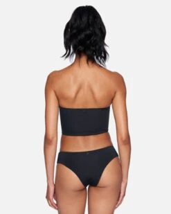 Solid Cheeky Hipster Bikini Bottom -Hurley hb1159 black 3