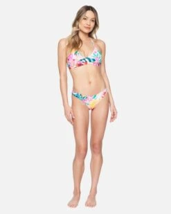 Floral Pop Moderate Bikini Bottom 10 Floral Pop Moderate Bikini Bottom -Hurley hb1166 floral pop multi 4