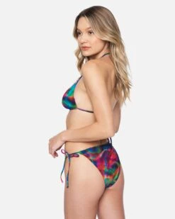 Nebula Cheeky Side Tie Bikini Bottom