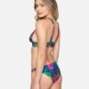 Nebula Moderate Bikini Bottom -Hurley hb1178 nebula red multi 1