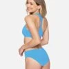Solid Reversible Full Bikini Bottom 1 Solid Reversible Full Bikini Bottom -Hurley hb1197 skyline blue jungle jade 1