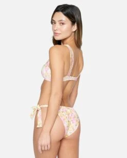 Beach Bloom Reversible Cheeky Soft Tie Bottom