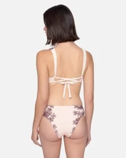 Max Hawaiian Lei Mid Rise Cheeky Bottom 8 Max Hawaiian Lei Mid Rise Cheeky Bottom -Hurley hb1308 seashell 3