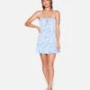 Daisy Me Tie Front Mini Dress