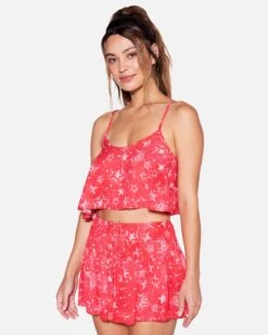 Star Struck Scoop Front Swing Tank 9 Star Struck Scoop Front Swing Tank -Hurley hc0209 red pepper 3