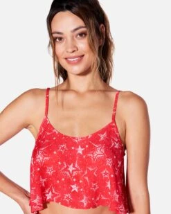 Star Struck Scoop Front Swing Tank 10 Star Struck Scoop Front Swing Tank -Hurley hc0209 red pepper 4
