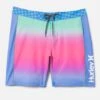 Essential One And Only Gradient Boardshort 18" -Hurley hfa22vmb 05203 turquoise 1