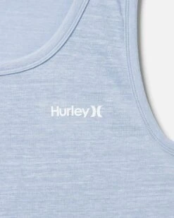 Exist One And Only Blended Short Sleeve Graphic Tank -Hurley hfa22vmt 05363 ice blue 3
