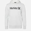 Essential One And Only Pullover Fleece Hoodie -Hurley hfa23smp 08471 lt heather grey 1 5880a986 16f8 4d84 984b 51871504bb23