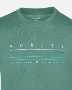Essential Grade Short Sleeve Graphic Tee -Hurley hfa23vmt 07638 deep mojito 3