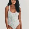 LSF X Hurley - Sunny Meadow Reversible High Leg Cheeky One Piece 2 LSF X Hurley - Sunny Meadow Reversible High Leg Cheeky One Piece -Hurley hlsfo011 misty lilac floral 1