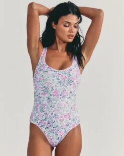 LSF X Hurley - Sunny Meadow Reversible High Leg Cheeky One Piece 11 LSF X Hurley - Sunny Meadow Reversible High Leg Cheeky One Piece -Hurley hlsfo011 misty lilac floral 2