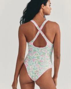 LSF X Hurley - Sunny Meadow Reversible High Leg Cheeky One Piece 12 LSF X Hurley - Sunny Meadow Reversible High Leg Cheeky One Piece -Hurley hlsfo011 misty lilac floral 3