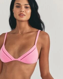 LSF X Hurley - Hawaiian Hibiscus Reversible Terry Fixed Tri Top -Hurley hlsft1007 watermelon sugar 3