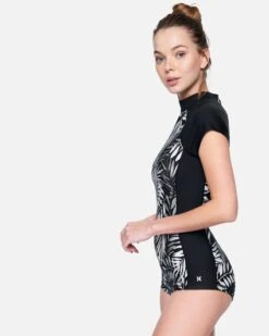 Palm Party Bodysuit 10 Palm Party Bodysuit -Hurley ho1004 black 3