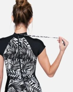 Palm Party Bodysuit 12 Palm Party Bodysuit -Hurley ho1004 black 5