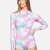 Carissa Moore Collection - Max Head In The Clouds Long Sleeve Body Suit 2 Carissa Moore Collection - Max Head In The Clouds Long Sleeve Body Suit -Hurley ho1025 lucite multi 1