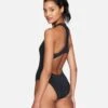 One And Only Solid Racerback Moderate One Piece 1 One And Only Solid Racerback Moderate One Piece -Hurley ho1067 black 1