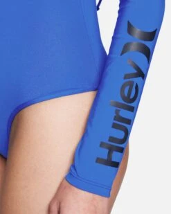 One And Only Solid Long Sleeve Retro Surf Suit 12 One And Only Solid Long Sleeve Retro Surf Suit -Hurley ho1068426 indigo 5