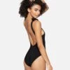 Solid Moderate One Piece -Hurley ho1075 black 1