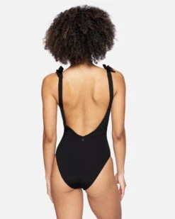 Solid Moderate One Piece -Hurley ho1075 black 3