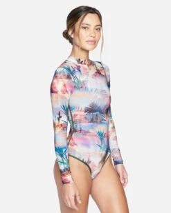 OASIS LONG SLEEVE RETRO SURF SUIT -Hurley ho1090 oasis multi 4
