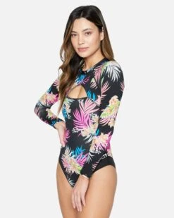 Hana Cross Yoke Surfsuit 9 Hana Cross Yoke Surfsuit -Hurley ho1100 black 3