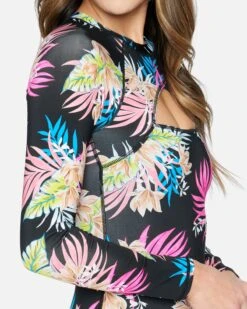 Hana Cross Yoke Surfsuit 10 Hana Cross Yoke Surfsuit -Hurley ho1100 black 4