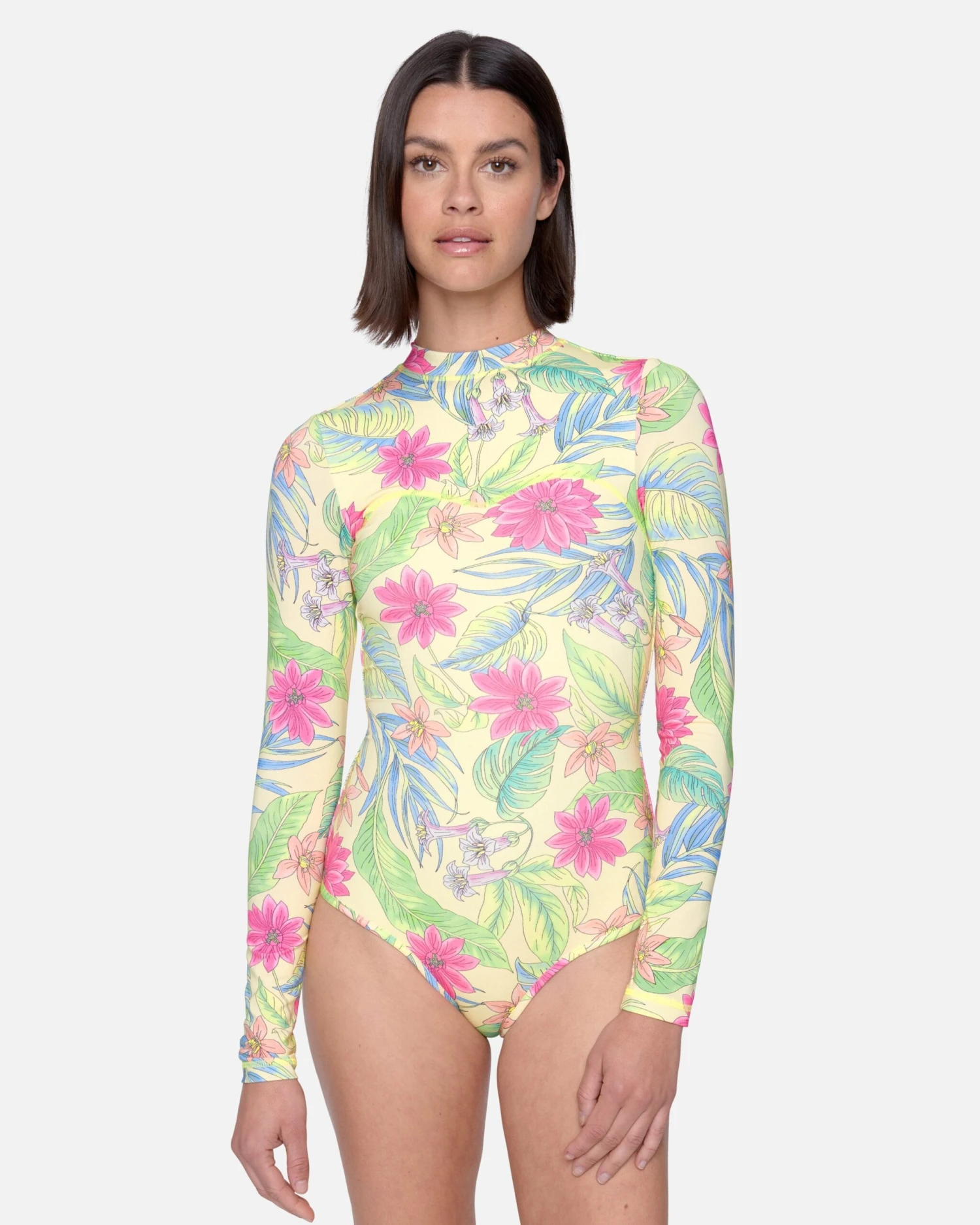 Bloom Wash Zip Back Cheeky Surfsuit 3 Bloom Wash Zip Back Cheeky Surfsuit
