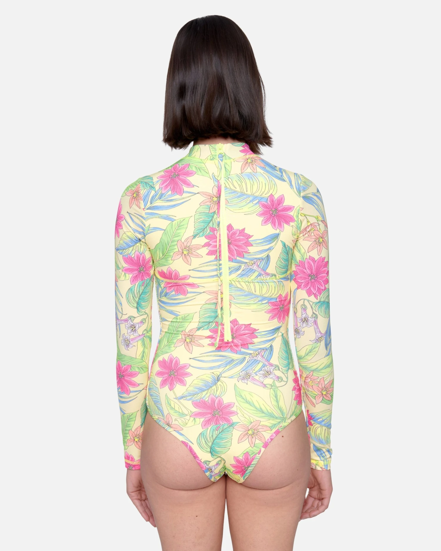 Bloom Wash Zip Back Cheeky Surfsuit 4 Bloom Wash Zip Back Cheeky Surfsuit - Image 2