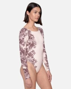 Max Hawaiian Lei Tie Back Surf Suit -Hurley ho1128 seashell 3