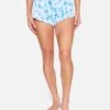 Daisy Me Rib Swim Short -Hurley hs1094 bluebell 1