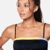 Colorblock Tube Bikini Top 1 Colorblock Tube Bikini Top -Hurley ht1083 black colorblock 1