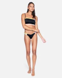 Colorblock Tube Bikini Top -Hurley ht1083 black colorblock 4