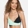 Baby Rib Dancer Wrap Bikini Top -Hurley ht1146 black mist 1